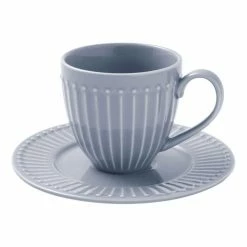 Chyka Home Sunday Cup & Saucer Set 220mL Blue