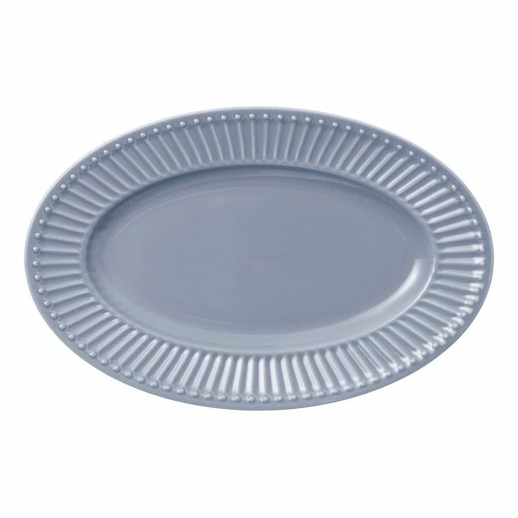 Chyka Home Sunday Oval Platter 30.5cm Blue 1 Chyka Home Sunday Oval Platter 30.5cm Blue
