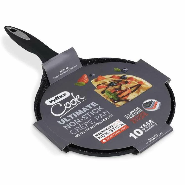 Zyliss Ultimate Forged Aluminium Crepe Pan 25cm 5 Zyliss Ultimate Forged Aluminium Crepe Pan 25cm - Image 5