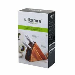 Wiltshire Staysharp Premium Stainless Steel 5PC Knife Block Set -Kitchen & Dining Sales BP639920 nc