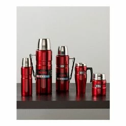 Thermos Stainless King Vacuum Insulated Travel Mug 470ml Red