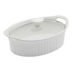 Corningware French White Ovenware Oval Casserole 2.35L
