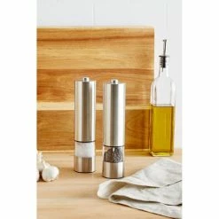 Smith & Nobel Electric Mill Set Silver