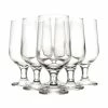 Art Craft Aiden 6-Piece Footed Beer Glass Set