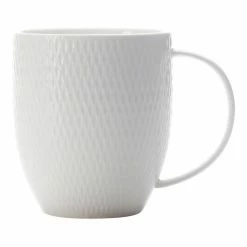 Maxwell & Williams White Basics Diamonds Coupe Mug 370mL