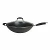 Smith & Nobel Professional Hard Anodised Jumbo Wok 36cm