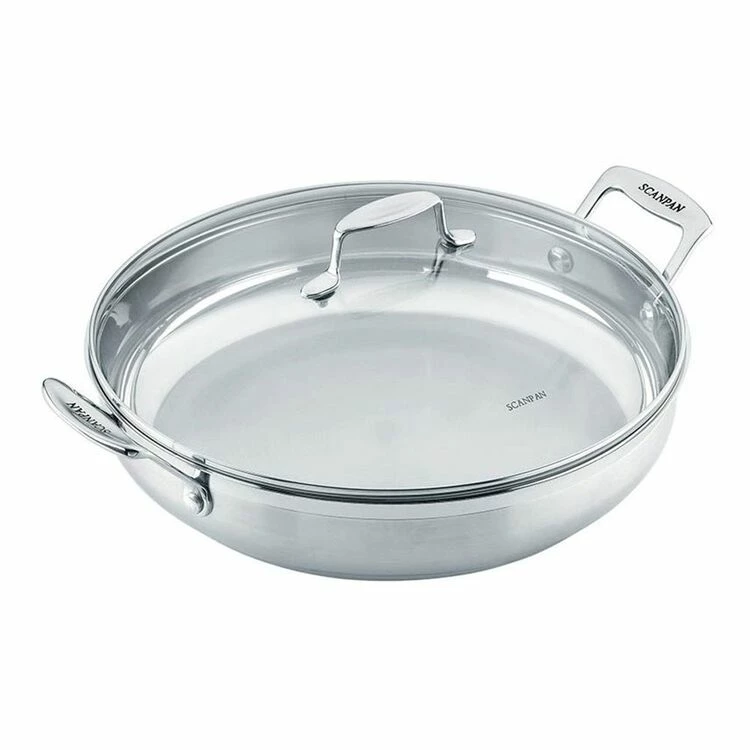 Scanpan Impact Stainless Steel Chef Pan 32cm 2 Scanpan Impact Stainless Steel Chef Pan 32cm - Image 2