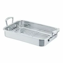 Scanpan Impact Stainless Steel Roasting Pan With Rack 42 X 26 Cm