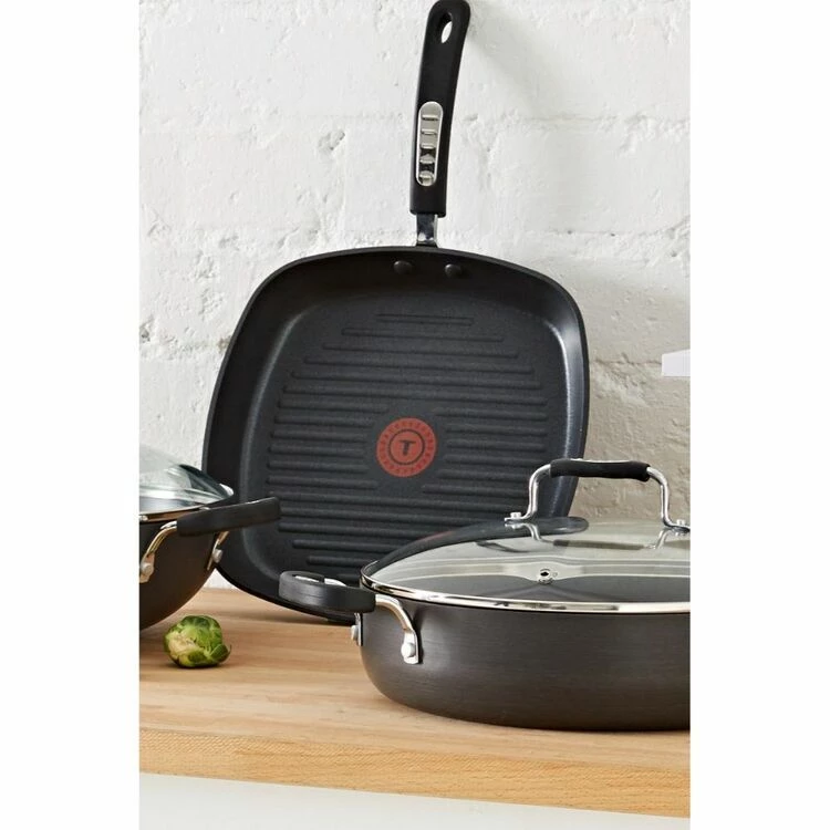 Tefal Specialty Hard Anodised Grill Pan 28cm 1 Tefal Specialty Hard Anodised Grill Pan 28cm