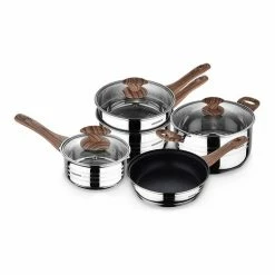 Bergner Granito 5 Piece Stainless Steel Cook Set
