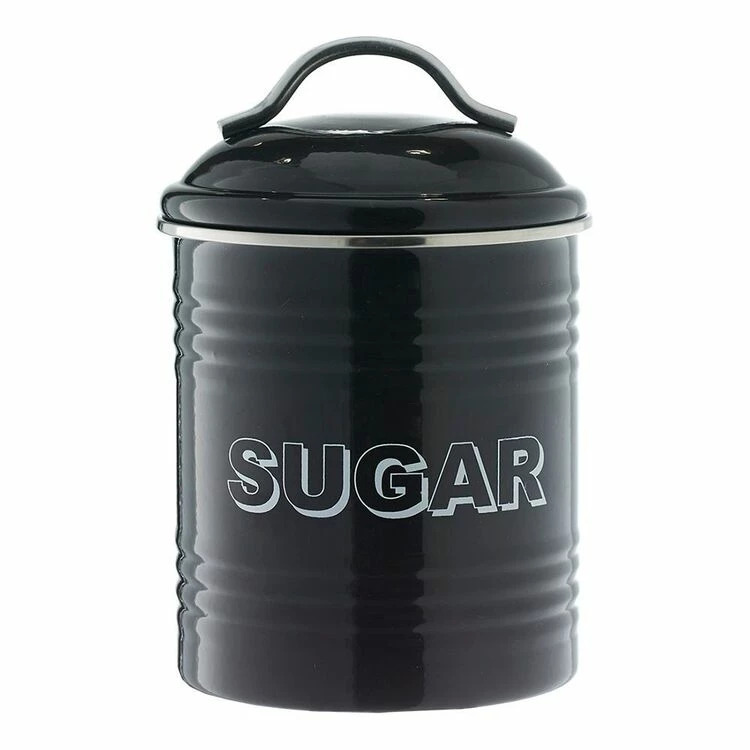 Smith & Nobel Retro Sugar Canister - Black 1 Smith & Nobel Retro Sugar Canister - Black