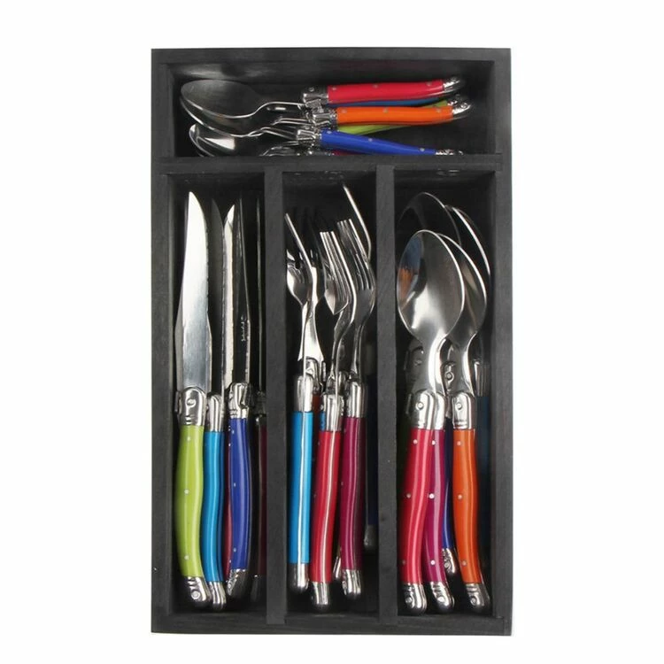 Laguiole Elite Pearl 24-Piece Cutlery Set 1 Laguiole Elite Pearl 24-Piece Cutlery Set