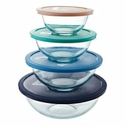 Pyrex 8-Piece Smart Essentials Mixing Bowl Set