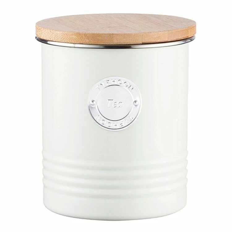 Typhoon Living Tea Canister 1L Cream 1 Typhoon Living Tea Canister 1L Cream