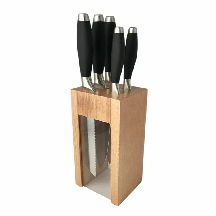 Smith & Nobel 6-Piece Pro Knife Block 1 Smith & Nobel 6-Piece Pro Knife Block