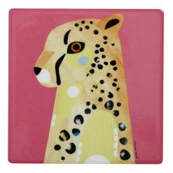 Maxwell & Williams Pete Cromer Wildlife Coaster 9.5cm Cheetah