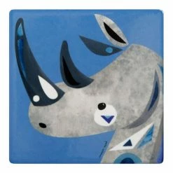 Maxwell & Williams Pete Cromer Wildlife Coaster 9.5cm Rhino
