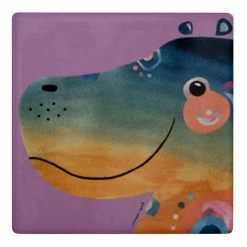 Maxwell & Williams Pete Cromer Wildlife Coaster 9.5cm Hippo