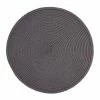Just Home Maison Round Placemat Charcoal 38cm