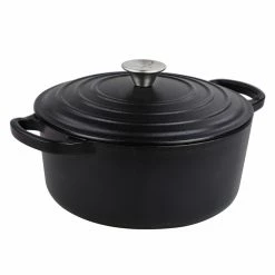 S&N By Miguel Maestre Cast Iron Casserole 28cm Black Matte