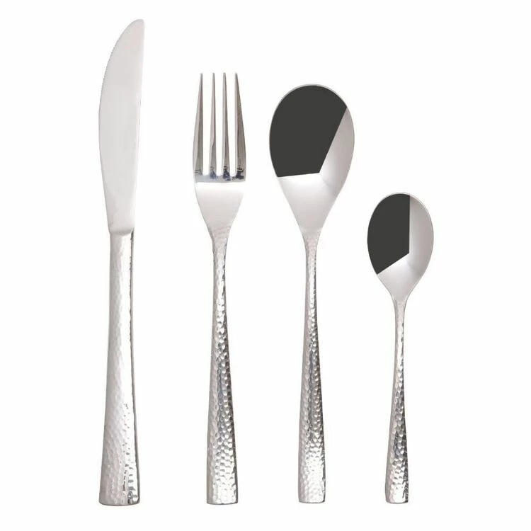 Maxwell & Williams Wayland Hammered 16-Piece Cutlery Set 2 Maxwell & Williams Wayland Hammered 16-Piece Cutlery Set - Image 2