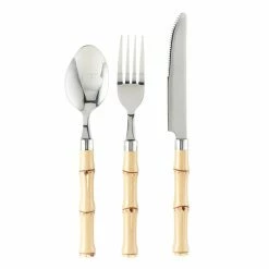 Chyka Home Monkeys Garden Bamboo Cutlery Set