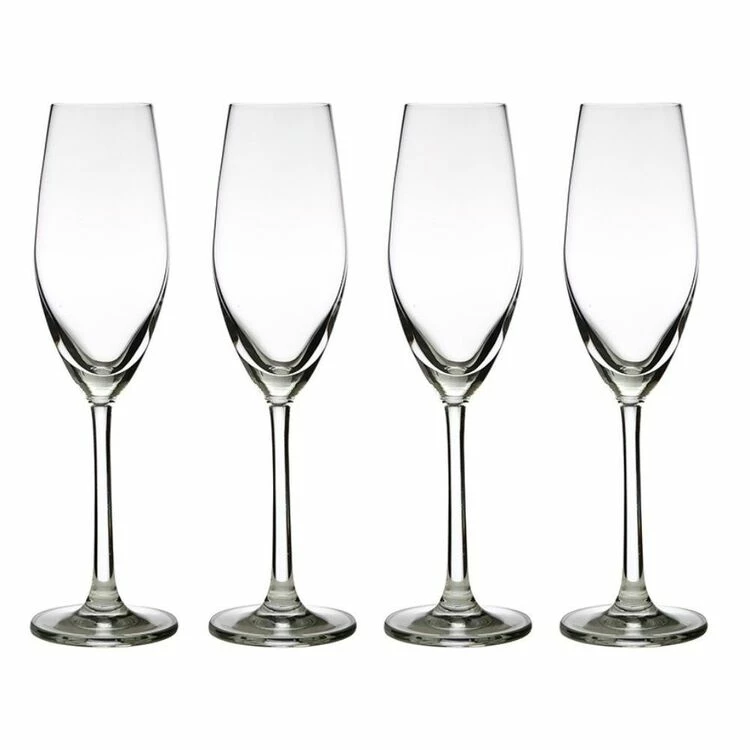 Casa Domani Chiara Champagne Flute 210ml 4 Piece Set 1 Casa Domani Chiara Champagne Flute 210ml 4 Piece Set