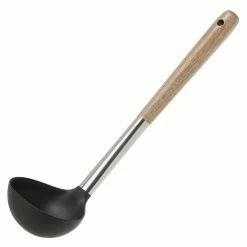 S&N By Miguel Maestre Acacia Stainless Steel Silicone Ladle