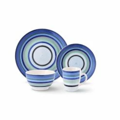 Soren Seville Blue 16 Piece Dinner Set