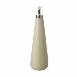 Casa Domani Moderna Oil Or Vinegar Bottle With Stainless Steel Pourer 500mL Taupe