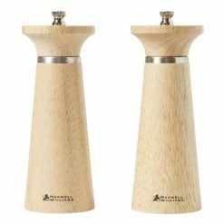 Maxwell & Williams Oslo Salt And Pepper Mill Set 16cm Natural