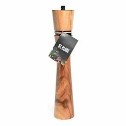 Classica St Clare Acacia And Black Steel Salt And Pepper Grinder 30cm