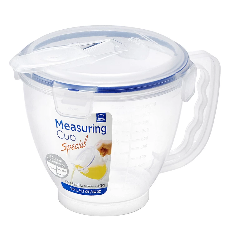 Lock & Lock Measuring Cup With Flip Lid 1L 1 Lock & Lock Measuring Cup With Flip Lid 1L
