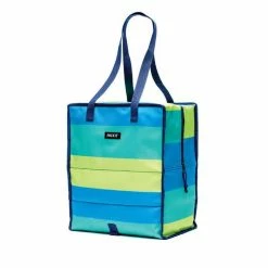 Pack It Freezable Grocery Tote Bag Fresh Stripe