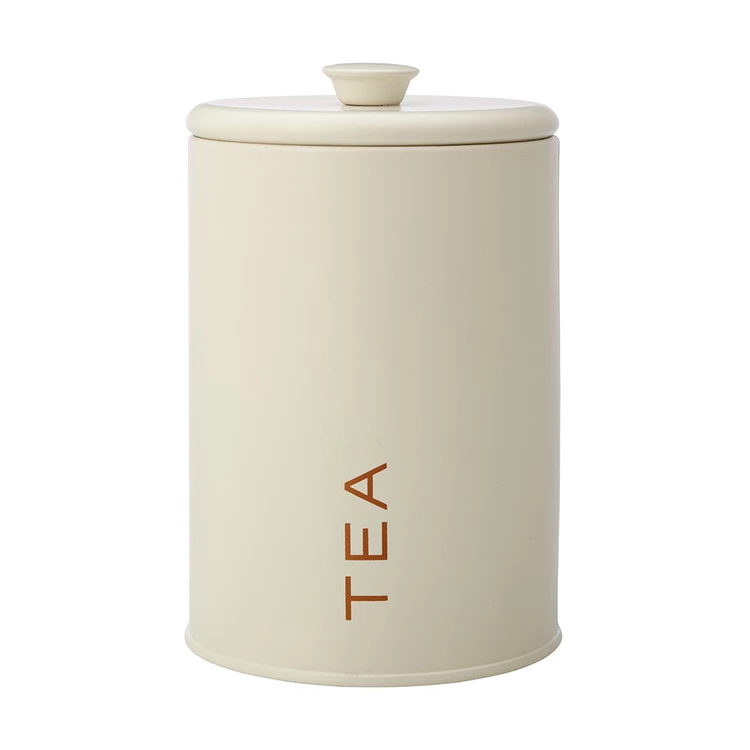 Casa Domani Cucina Tea Canister 1.2L / 11x15cm Cream 1 Casa Domani Cucina Tea Canister 1.2L / 11x15cm Cream