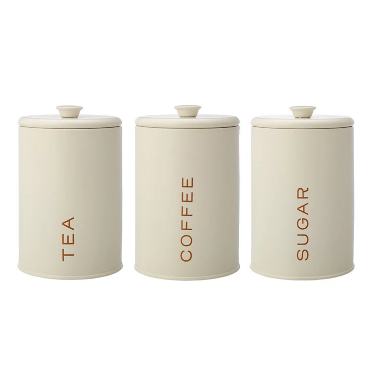 Casa Domani Cucina Canister Set Of 3 1.2L Cream 1 Casa Domani Cucina Canister Set Of 3 1.2L Cream