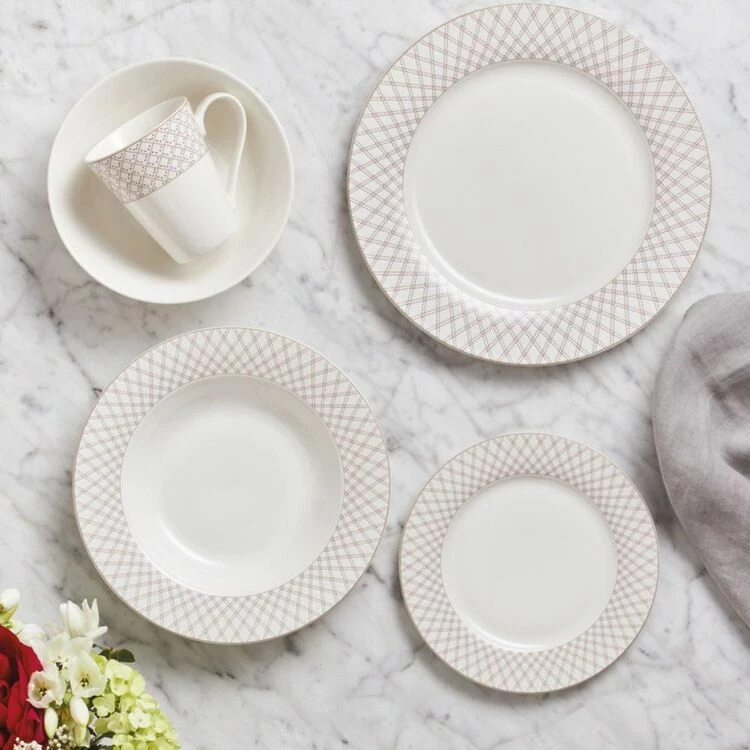 Maxwell & Williams Jewel Rim 20 Piece Dinner Set Ruby 2 Maxwell & Williams Jewel Rim 20 Piece Dinner Set Ruby - Image 2