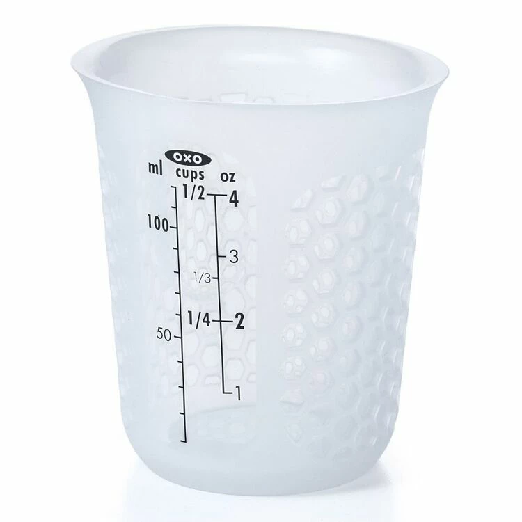OXO Good Grips Squeeze And Pour Silicone Measuring Cup Mini 4 OXO Good Grips Squeeze And Pour Silicone Measuring Cup Mini - Image 4