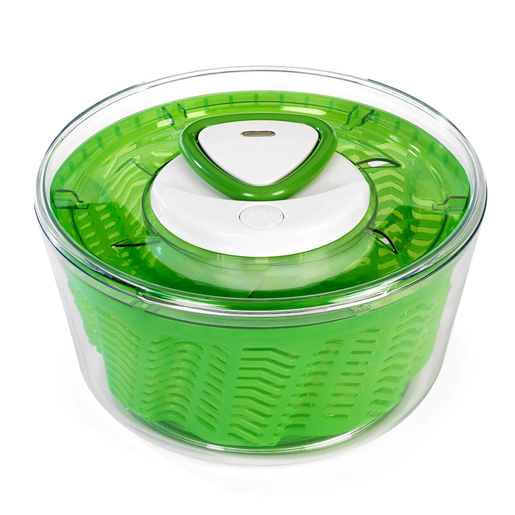 Zyliss Easy Spin 2 Salad Spinner Large Green 1 Zyliss Easy Spin 2 Salad Spinner Large Green