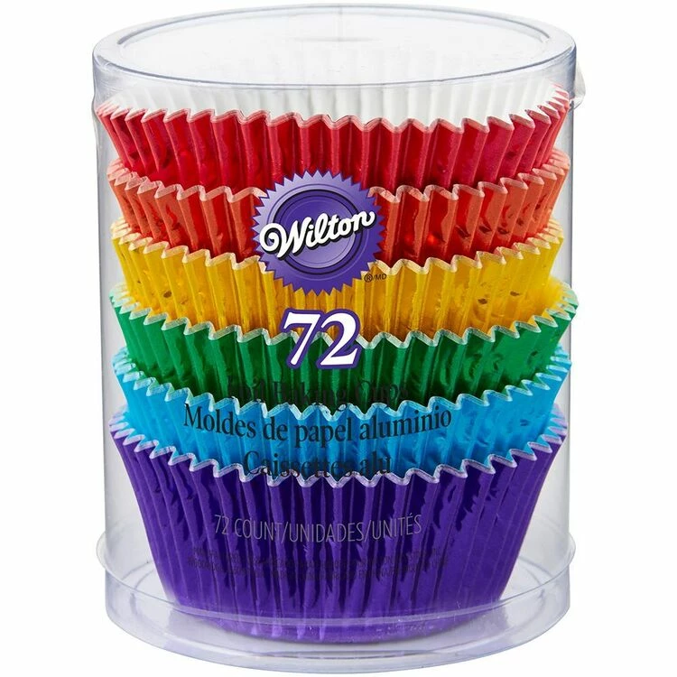 Wilton Multi Foil Cupcake Tube 72 Piece 1 Wilton Multi Foil Cupcake Tube 72 Piece
