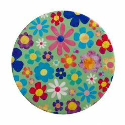 Maxwell & Williams Kasey Rainbow Be Kind Ceramic Coaster 10cm Flowers