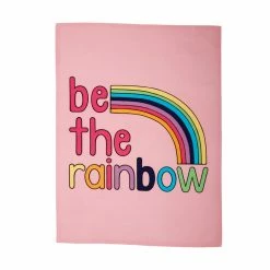 Maxwell & Williams Kasey Rainbow Be Kind Tea Towel 50x70cm Be The Rainbow