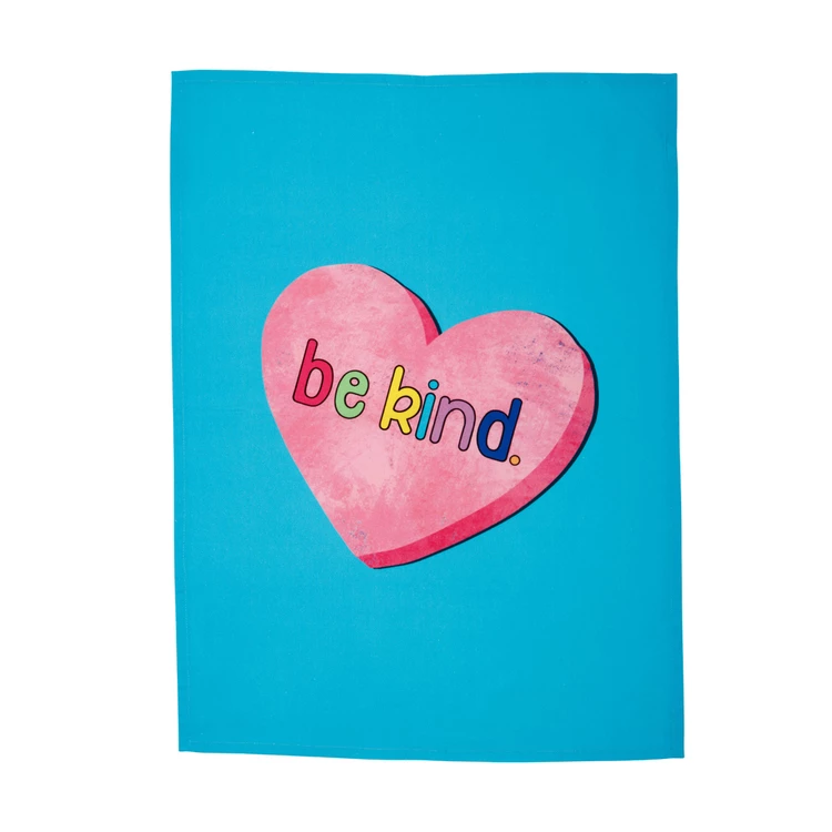Maxwell & Williams Kasey Rainbow Be Kind Tea Towel 50x70cm Be Kind 1 Maxwell & Williams Kasey Rainbow Be Kind Tea Towel 50x70cm Be Kind