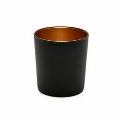 Art Craft Luna 4 Piece Tumbler Set 380mL Black/Gold