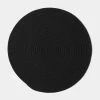 Jayson Brunsdon Homewares Woven Rope Round Placemat Black 33cm