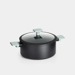 Smith & Nobel Hampton Forged Aluminium 24cm Casserole Black/Blue