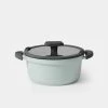 Smith & Nobel Mason Die Cast Aluminium 20cm Casserole Black/Mint