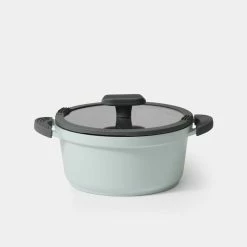 Smith & Nobel Mason Die Cast Aluminium 20cm Casserole Black/Mint