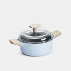 Smith & Nobel Amber Die Cast Aluminium 18cm Casserole Blue