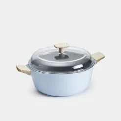 Smith & Nobel Amber Die Cast Aluminium 28cm Casserole Blue